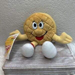 $21 🌙 Vintage KELLOGG'S EGGO Waffle Bean Bag Breakfast Bunch Plush NWT 1998